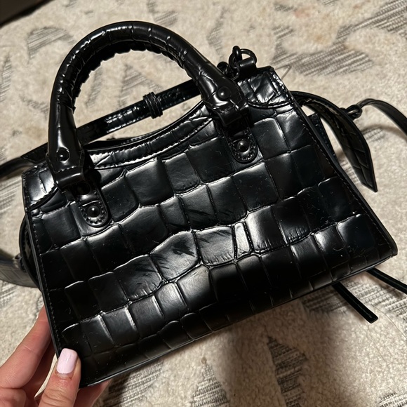 balenciaga neo classic mini city bag black crocodile - Picture 5 of 8